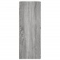 vidaXL Wandschrank Grau Sonoma 69,5x34x90 cm Holzwerkstoff vidaXL Wandschrank Grau Sonoma 69,5x34x90 cm Holzwerkstoff