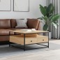 vidaXL Couchtisch Sonoma-Eiche 80x80x45 cm Holzwerkstoff vidaXL Couchtisch Sonoma-Eiche 80x80x45 cm Holzwerkstoff