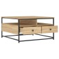 vidaXL Couchtisch Sonoma-Eiche 80x80x45 cm Holzwerkstoff vidaXL Couchtisch Sonoma-Eiche 80x80x45 cm Holzwerkstoff