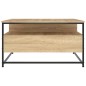 vidaXL Couchtisch Sonoma-Eiche 80x80x45 cm Holzwerkstoff vidaXL Couchtisch Sonoma-Eiche 80x80x45 cm Holzwerkstoff