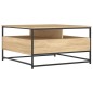 vidaXL Couchtisch Sonoma-Eiche 80x80x45 cm Holzwerkstoff vidaXL Couchtisch Sonoma-Eiche 80x80x45 cm Holzwerkstoff