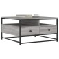 vidaXL Couchtisch Grau Sonoma 80x80x45 cm Holzwerkstoff vidaXL Couchtisch Grau Sonoma 80x80x45 cm Holzwerkstoff