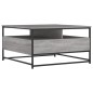 vidaXL Couchtisch Grau Sonoma 80x80x45 cm Holzwerkstoff vidaXL Couchtisch Grau Sonoma 80x80x45 cm Holzwerkstoff