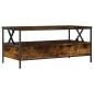 vidaXL Couchtisch Räuchereiche 100x51x45 cm Holzwerkstoff vidaXL Couchtisch Räuchereiche 100x51x45 cm Holzwerkstoff