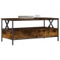 vidaXL Couchtisch Räuchereiche 100x51x45 cm Holzwerkstoff vidaXL Couchtisch Räuchereiche 100x51x45 cm Holzwerkstoff
