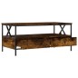vidaXL Couchtisch Räuchereiche 100x51x45 cm Holzwerkstoff vidaXL Couchtisch Räuchereiche 100x51x45 cm Holzwerkstoff