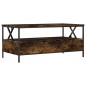 vidaXL Couchtisch Räuchereiche 100x51x45 cm Holzwerkstoff vidaXL Couchtisch Räuchereiche 100x51x45 cm Holzwerkstoff