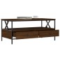 vidaXL Couchtisch Braun Eichen-Optik 100x51x45 cm Holzwerkstoff vidaXL Couchtisch Braun Eichen-Optik 100x51x45 cm Holzwerkstoff
