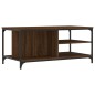 vidaXL Couchtisch Braun Eichen-Optik 100x50x45 cm Holzwerkstoff vidaXL Couchtisch Braun Eichen-Optik 100x50x45 cm Holzwerkstoff