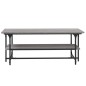 vidaXL Couchtisch Grau Sonoma 100x50x40 cm Holzwerkstoff vidaXL Couchtisch Grau Sonoma 100x50x40 cm Holzwerkstoff