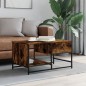 vidaXL Couchtisch Räuchereiche 85,5x51x45 cm Holzwerkstoff vidaXL Couchtisch Räuchereiche 85,5x51x45 cm Holzwerkstoff