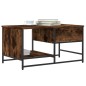 vidaXL Couchtisch Räuchereiche 85,5x51x45 cm Holzwerkstoff vidaXL Couchtisch Räuchereiche 85,5x51x45 cm Holzwerkstoff