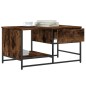 vidaXL Couchtisch Räuchereiche 85,5x51x45 cm Holzwerkstoff vidaXL Couchtisch Räuchereiche 85,5x51x45 cm Holzwerkstoff