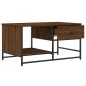 vidaXL Couchtisch Braun Eichen-Optik 85,5x51x45 cm Holzwerkstoff vidaXL Couchtisch Braun Eichen-Optik 85,5x51x45 cm Holzwerkstoff