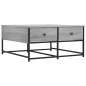 vidaXL Couchtisch Grau Sonoma 80x80x40 cm Holzwerkstoff vidaXL Couchtisch Grau Sonoma 80x80x40 cm Holzwerkstoff
