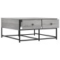 vidaXL Couchtisch Grau Sonoma 80x80x40 cm Holzwerkstoff vidaXL Couchtisch Grau Sonoma 80x80x40 cm Holzwerkstoff