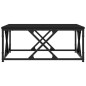 vidaXL Couchtisch Schwarz 70x70x30 cm Holzwerkstoff vidaXL Couchtisch Schwarz 70x70x30 cm Holzwerkstoff