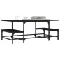 vidaXL Couchtisch Schwarz 100x50,5x40 cm Holzwerkstoff vidaXL Couchtisch Schwarz 100x50,5x40 cm Holzwerkstoff