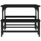 vidaXL Couchtisch Schwarz 100x50,5x40 cm Holzwerkstoff vidaXL Couchtisch Schwarz 100x50,5x40 cm Holzwerkstoff