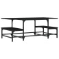 vidaXL Couchtisch Schwarz 100x50,5x40 cm Holzwerkstoff vidaXL Couchtisch Schwarz 100x50,5x40 cm Holzwerkstoff