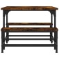 vidaXL Couchtisch Räuchereiche 100x50,5x40 cm Holzwerkstoff vidaXL Couchtisch Räuchereiche 100x50,5x40 cm Holzwerkstoff