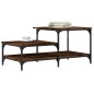 vidaXL Couchtisch Räuchereiche 100x50,5x45 cm Holzwerkstoff vidaXL Couchtisch Räuchereiche 100x50,5x45 cm Holzwerkstoff