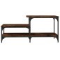 vidaXL Couchtisch Räuchereiche 100x50,5x45 cm Holzwerkstoff vidaXL Couchtisch Räuchereiche 100x50,5x45 cm Holzwerkstoff