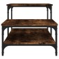 vidaXL Couchtisch Räuchereiche 100x50,5x45 cm Holzwerkstoff vidaXL Couchtisch Räuchereiche 100x50,5x45 cm Holzwerkstoff