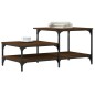 vidaXL Couchtisch Braun Eichen-Optik 100x50,5x45 cm Holzwerkstoff vidaXL Couchtisch Braun Eichen-Optik 100x50,5x45 cm Holzwerkstoff