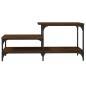 vidaXL Couchtisch Braun Eichen-Optik 100x50,5x45 cm Holzwerkstoff vidaXL Couchtisch Braun Eichen-Optik 100x50,5x45 cm Holzwerkstoff