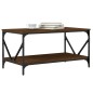 vidaXL Couchtisch Braun Eichen-Optik 90x50x45 cm Holzwerkstoff