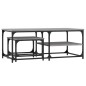 vidaXL Satztische 2 Stk. Grau Sonoma Holzwerkstoff vidaXL Satztische 2 Stk. Grau Sonoma Holzwerkstoff