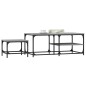 vidaXL Satztische 2 Stk. Grau Sonoma Holzwerkstoff vidaXL Satztische 2 Stk. Grau Sonoma Holzwerkstoff