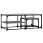 vidaXL Satztische 2 Stk. Grau Sonoma Holzwerkstoff vidaXL Satztische 2 Stk. Grau Sonoma Holzwerkstoff