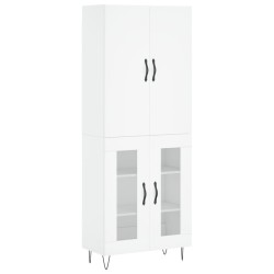 vidaXL Highboard Weiß 69,5x34x180 cm Holzwerkstoff