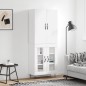 vidaXL Highboard Hochglanz-Weiß 69,5x34x180 cm Holzwerkstoff vidaXL Highboard Hochglanz-Weiß 69,5x34x180 cm Holzwerkstoff