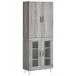 vidaXL Highboard Grau Sonoma 69,5x34x180 cm Holzwerkstoff vidaXL Highboard Grau Sonoma 69,5x34x180 cm Holzwerkstoff