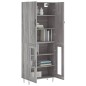 vidaXL Highboard Grau Sonoma 69,5x34x180 cm Holzwerkstoff vidaXL Highboard Grau Sonoma 69,5x34x180 cm Holzwerkstoff