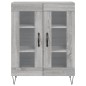vidaXL Highboard Grau Sonoma 69,5x34x180 cm Holzwerkstoff vidaXL Highboard Grau Sonoma 69,5x34x180 cm Holzwerkstoff