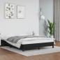 Bettgestell Schwarz 140x200 cm Kunstleder Bettgestell Schwarz 140x200 cm Kunstleder