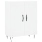 vidaXL Highboard Weiß 69,5x34x180 cm Holzwerkstoff vidaXL Highboard Weiß 69,5x34x180 cm Holzwerkstoff