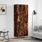 vidaXL Highboard Räuchereiche 69,5x34x180 cm Holzwerkstoff vidaXL Highboard Räuchereiche 69,5x34x180 cm Holzwerkstoff