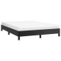 Bettgestell Schwarz 140x200 cm Kunstleder Bettgestell Schwarz 140x200 cm Kunstleder