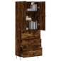 vidaXL Highboard Räuchereiche 69,5x34x180 cm Holzwerkstoff vidaXL Highboard Räuchereiche 69,5x34x180 cm Holzwerkstoff