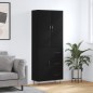 vidaXL Highboard Schwarz 69,5x34x180 cm Holzwerkstoff vidaXL Highboard Schwarz 69,5x34x180 cm Holzwerkstoff