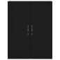 vidaXL Highboard Schwarz 69,5x34x180 cm Holzwerkstoff vidaXL Highboard Schwarz 69,5x34x180 cm Holzwerkstoff