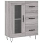vidaXL Highboard Grau Sonoma 69,5x34x180 cm Holzwerkstoff vidaXL Highboard Grau Sonoma 69,5x34x180 cm Holzwerkstoff