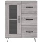 vidaXL Highboard Grau Sonoma 69,5x34x180 cm Holzwerkstoff vidaXL Highboard Grau Sonoma 69,5x34x180 cm Holzwerkstoff