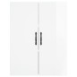 vidaXL Highboard Hochglanz-Weiß 69,5x34x180 cm Holzwerkstoff vidaXL Highboard Hochglanz-Weiß 69,5x34x180 cm Holzwerkstoff
