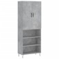 vidaXL Highboard Betongrau 69,5x34x180 cm Holzwerkstoff vidaXL Highboard Betongrau 69,5x34x180 cm Holzwerkstoff